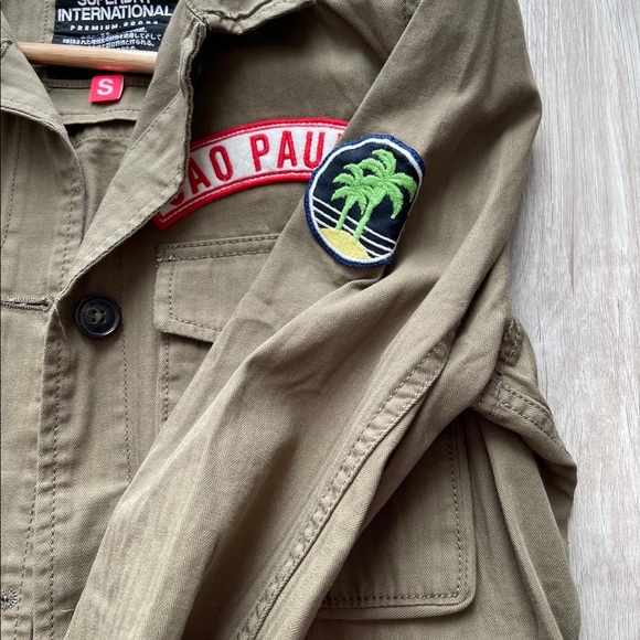NWOT Superdry rookie patch military jacket - Picture 5 of 10